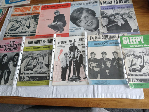 Sheet music herman s - music, hermits