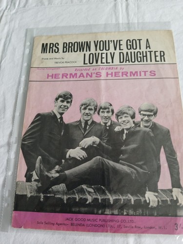 Sheet music herman s hermits - sheet,